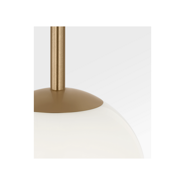 Generation Lighting Nube One-Light Pendant Satin Brass Bulb[s] Included (GLP1821SBE)
