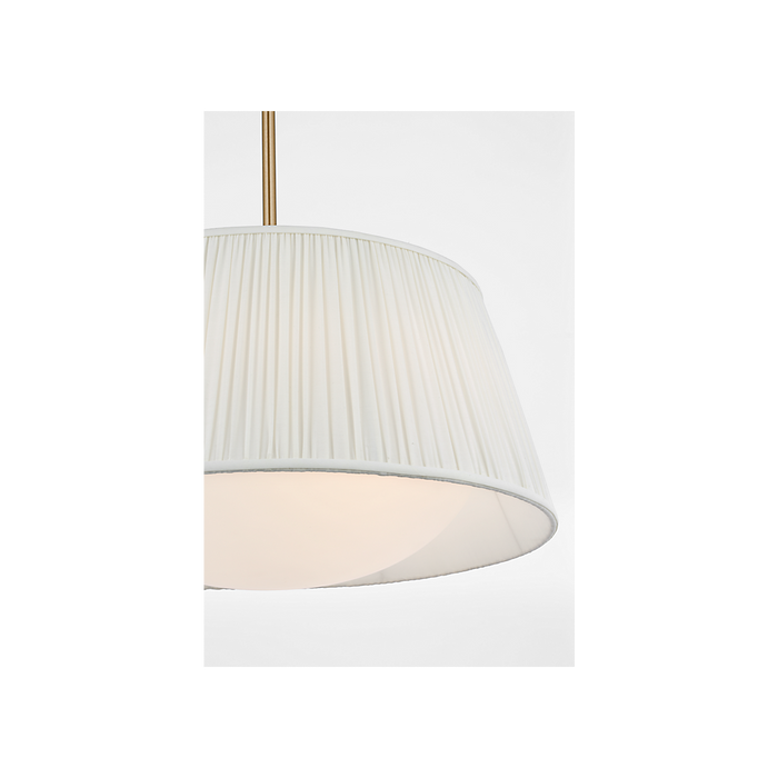Generation Lighting Vilera Three-Light Pendant Satin Brass Bulb[s] Not Included (GLP1873SB)