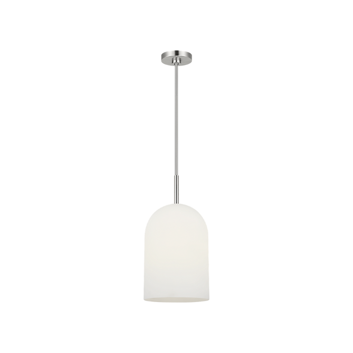 Generation Lighting Neblina One-Light Pendant Brushed Nickel Bulb[s] Not Included (GLP1941BN)