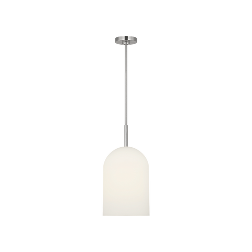 Generation Lighting Neblina One-Light Pendant Brushed Nickel Bulb[s] Not Included (GLP1941BN)