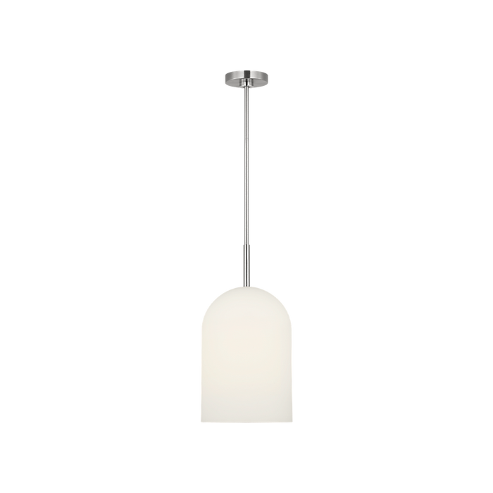 Generation Lighting Neblina One-Light Pendant Brushed Nickel Bulb[s] Not Included (GLP1941BN)