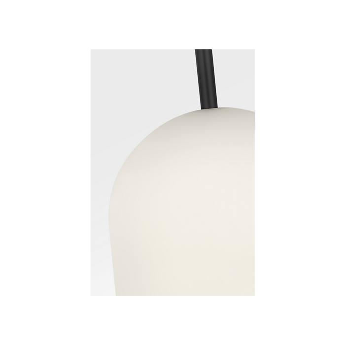 Generation Lighting Neblina One-Light Pendant Midnight Black Bulb[s] Not Included (GLP1941MBK)
