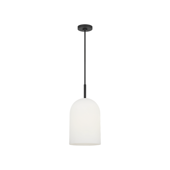Generation Lighting Neblina One-Light Pendant Midnight Black Bulb[s] Not Included (GLP1941MBK)