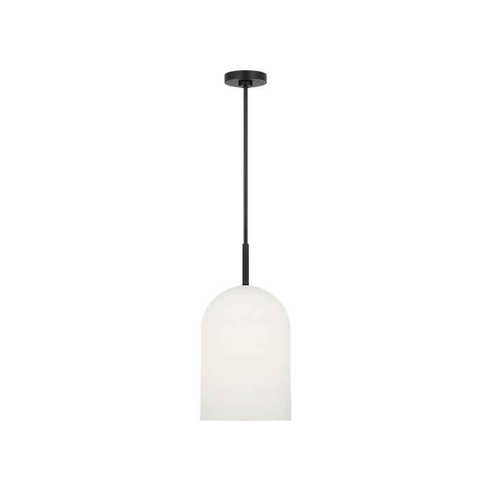 Generation Lighting Neblina One-Light Pendant Midnight Black Bulb[s] Not Included (GLP1941MBK)
