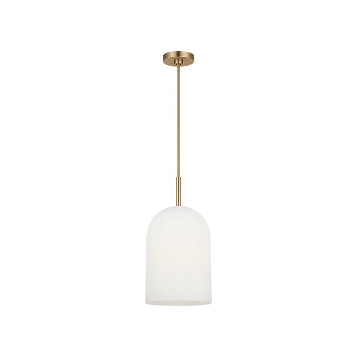 Generation Lighting Neblina One-Light Pendant Satin Brass Bulb[s] Not Included (GLP1941SB)