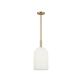 Generation Lighting Neblina One-Light Pendant Satin Brass Bulb[s] Not Included (GLP1941SB)