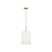 Generation Lighting Neblina One-Light Pendant Satin Brass Bulb[s] Not Included (GLP1941SB)