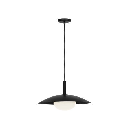 Generation Lighting Mont One-Light Pendant Midnight Black Bulb[s] Not Included (GLP2041MBK)