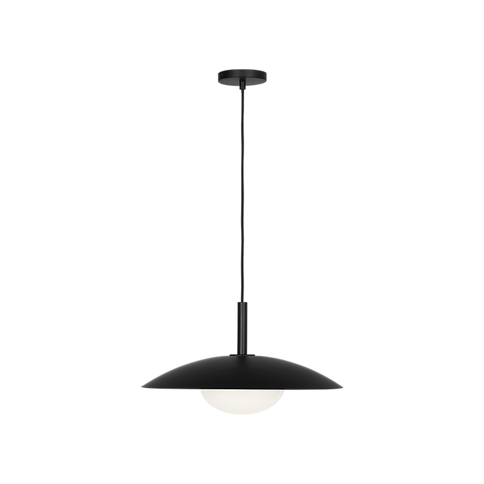 Generation Lighting Mont One-Light Pendant Midnight Black Bulb[s] Not Included (GLP2041MBK)
