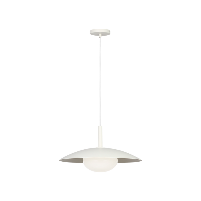 Generation Lighting Mont One-Light Pendant Matte White Bulb[s] Included (GLP2041MWTE)
