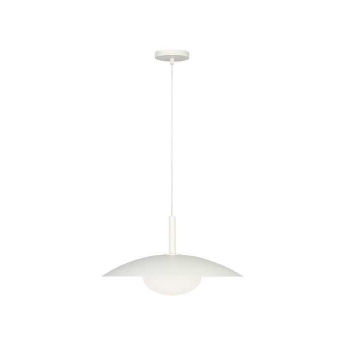 Generation Lighting Mont One-Light Pendant Matte White Bulb[s] Not Included (GLP2041MWT)