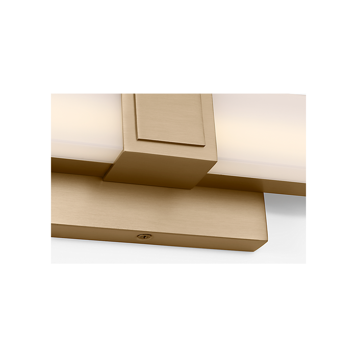 Generation Lighting Fentress 36 Inch LED Vanity Satin Brass (GLV1652SB-L)