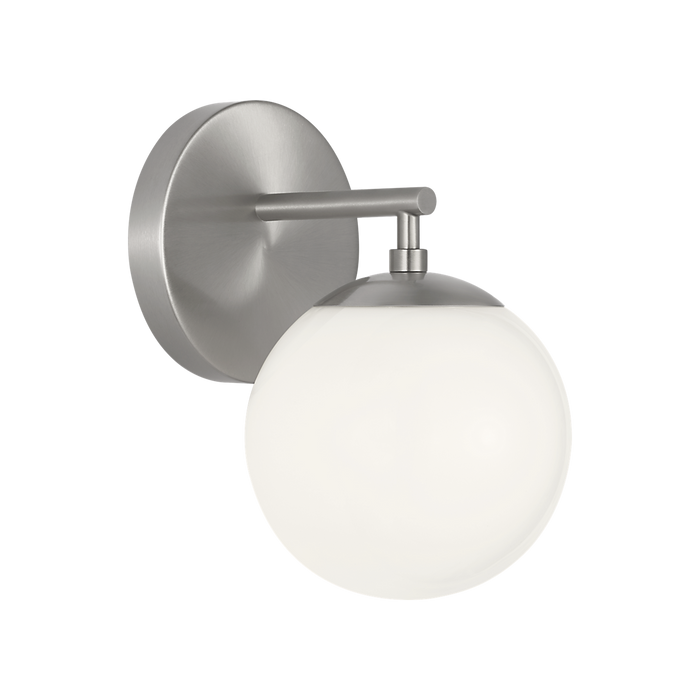 Generation Lighting Nube One-Light Vanity Brushed Nickel Bulb[s] Not Included (GLV1831BN)