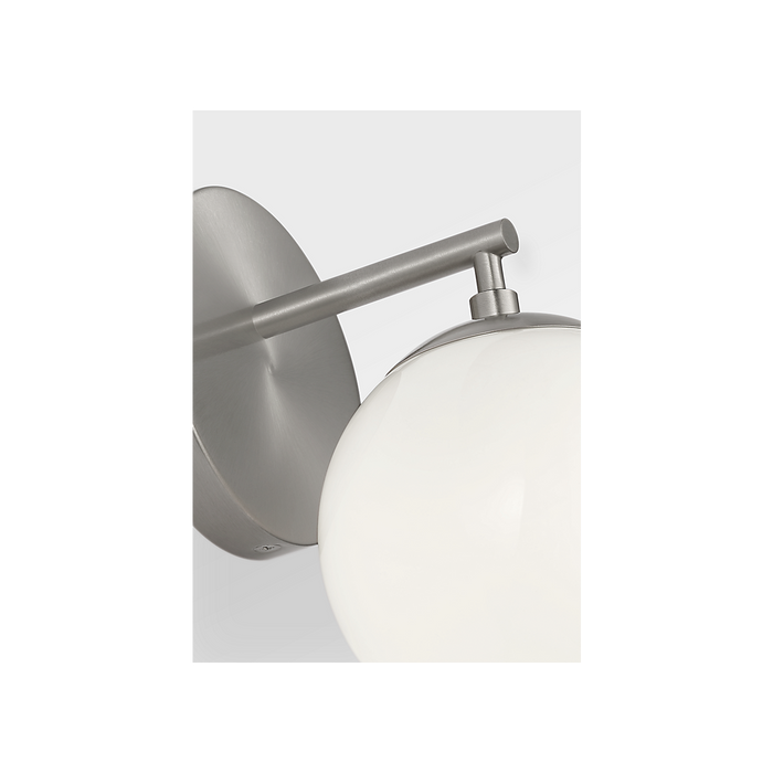 Generation Lighting Nube One-Light Vanity Brushed Nickel Bulb[s] Included (GLV1831BNE)