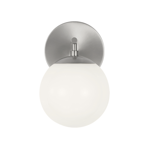 Generation Lighting Nube One-Light Vanity Brushed Nickel Bulb[s] Not Included (GLV1831BN)