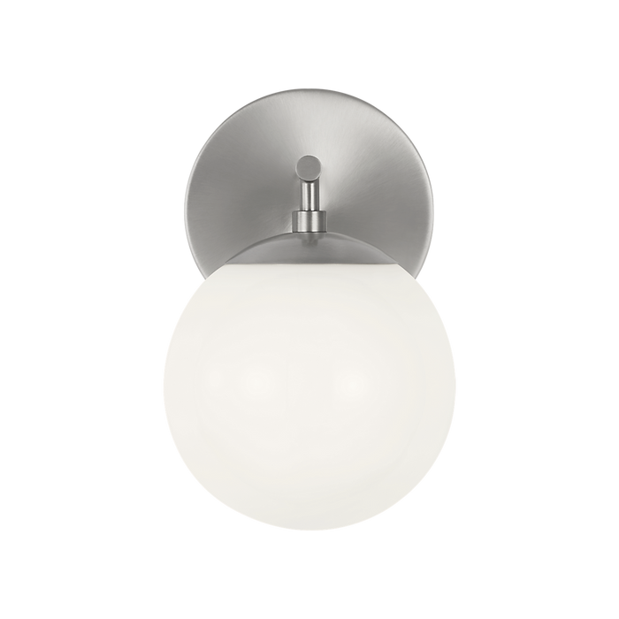 Generation Lighting Nube One-Light Vanity Brushed Nickel Bulb[s] Not Included (GLV1831BN)