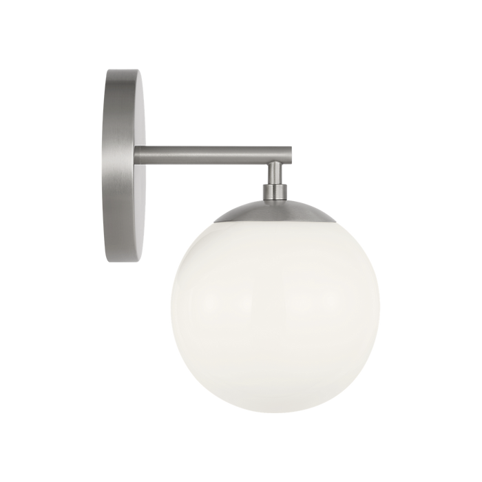 Generation Lighting Nube One-Light Vanity Brushed Nickel Bulb[s] Not Included (GLV1831BN)