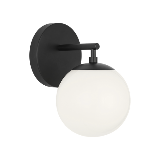 Generation Lighting Nube One-Light Vanity Midnight Black Bulb[s] Not Included (GLV1831MBK)