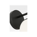 Generation Lighting Nube One-Light Vanity Midnight Black Bulb[s] Not Included (GLV1831MBK)