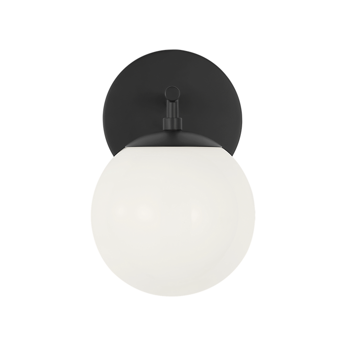 Generation Lighting Nube One-Light Vanity Midnight Black Bulb[s] Not Included (GLV1831MBK)