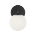 Generation Lighting Nube One-Light Vanity Midnight Black Bulb[s] Not Included (GLV1831MBK)