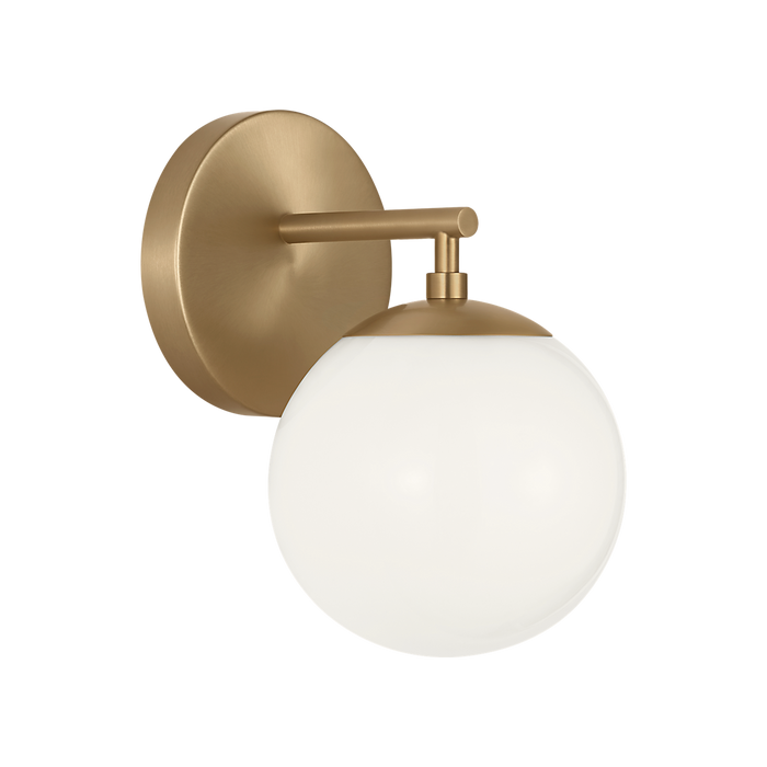Generation Lighting Nube One-Light Vanity Satin Brass Bulb[s] Not Included (GLV1831SB)