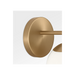Generation Lighting Nube One-Light Vanity Satin Brass Bulb[s] Not Included (GLV1831SB)