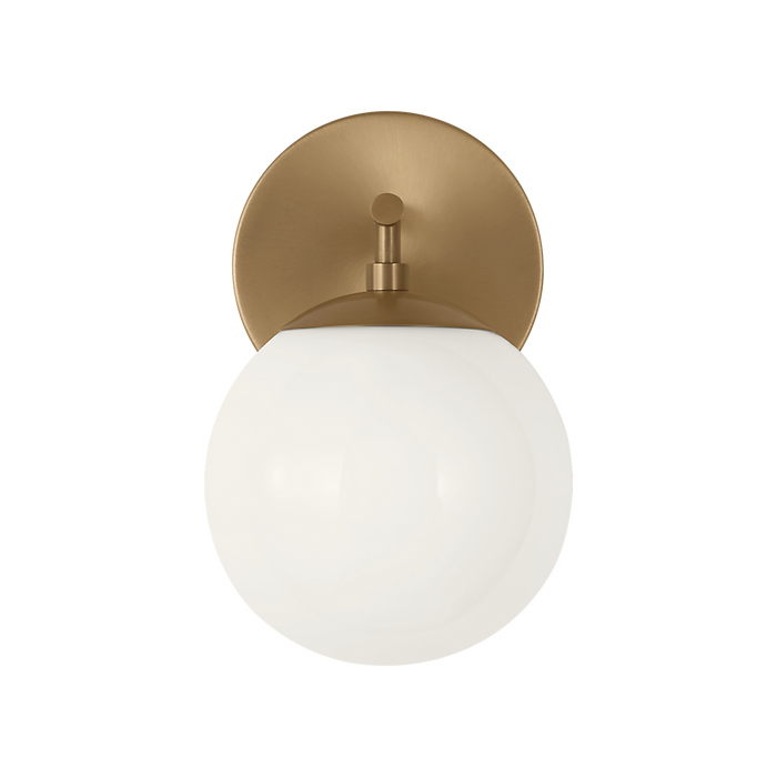 Generation Lighting Nube One-Light Vanity Satin Brass Bulb[s] Not Included (GLV1831SB)