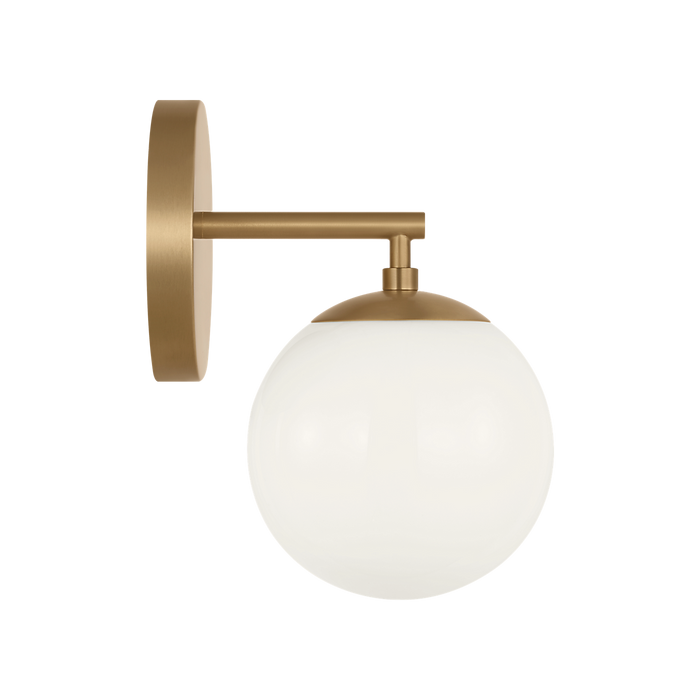 Generation Lighting Nube One-Light Vanity Satin Brass Bulb[s] Not Included (GLV1831SB)