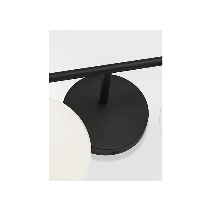 Generation Lighting Nube Two-Light Vanity Midnight Black Bulb[s] Not Included (GLV1842MBK)