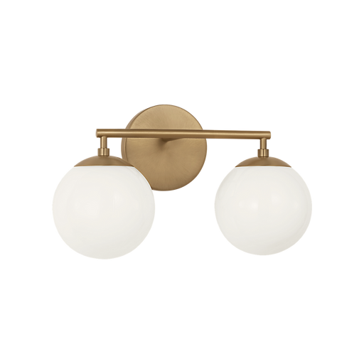 Generation Lighting Nube Two-Light Vanity Satin Brass Bulb[s] Included (GLV1842SBE)