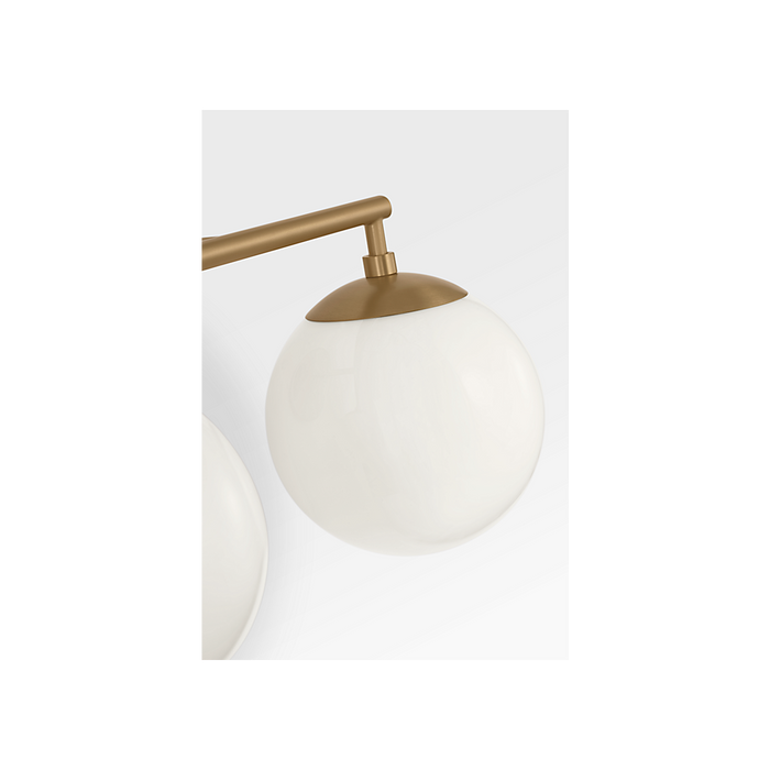 Generation Lighting Nube Two-Light Vanity Satin Brass Bulb[s] Not Included (GLV1842SB)