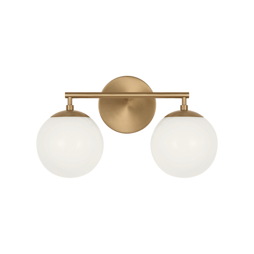 Generation Lighting Nube Two-Light Vanity Satin Brass Bulb[s] Included (GLV1842SBE)