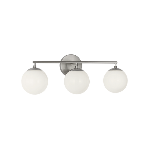 Generation Lighting Nube Three-Light Vanity Brushed Nickel Bulb[s] Not Included (GLV1853BN)