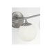 Generation Lighting Nube Three-Light Vanity Brushed Nickel Bulb[s] Not Included (GLV1853BN)