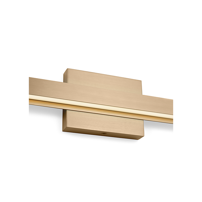 Generation Lighting Aro 24 Inch LED Vanity Satin Brass (GLV1921SB)