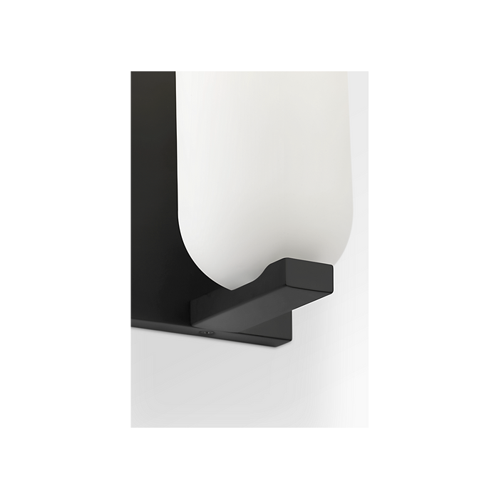 Generation Lighting Neblina One-Light Vanity Midnight Black Bulb[s] Not Included (GLV1951MBK)