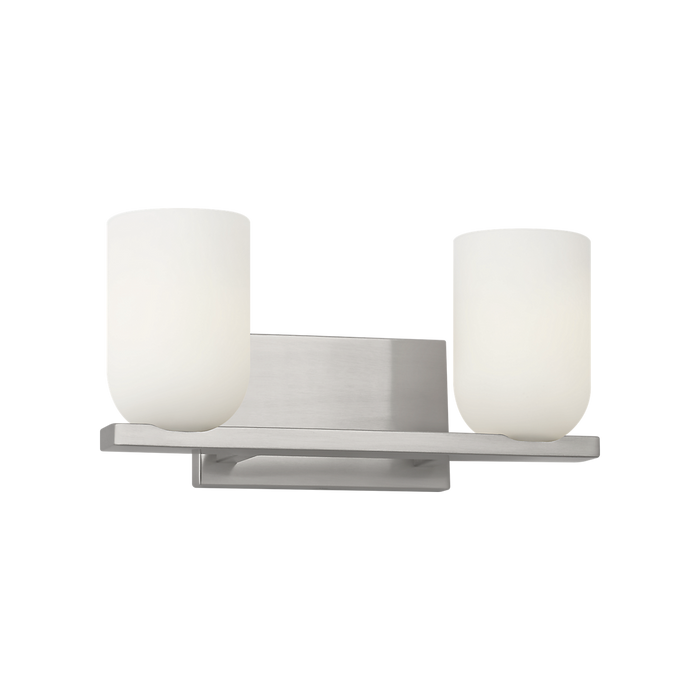 Generation Lighting Neblina Two-Light Vanity Brushed Nickel Bulb[s] Not Included (GLV1962BN)
