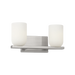Generation Lighting Neblina Two-Light Vanity Brushed Nickel Bulb[s] Not Included (GLV1962BN)