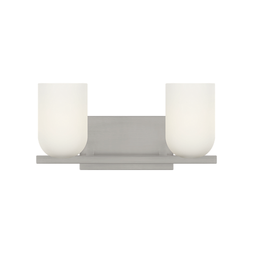 Generation Lighting Neblina Two-Light Vanity Brushed Nickel Bulb[s] Not Included (GLV1962BN)