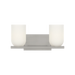 Generation Lighting Neblina Two-Light Vanity Brushed Nickel Bulb[s] Included (GLV1962BNE)