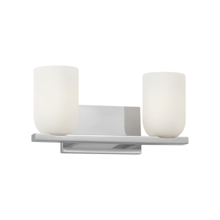 Generation Lighting Neblina Two-Light Vanity Chrome Bulb[s] Not Included (GLV1962CH)