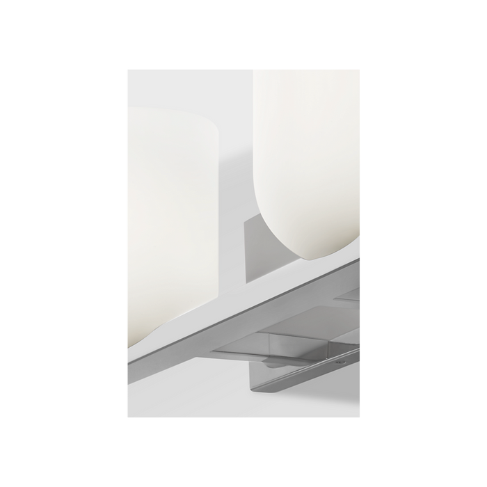 Generation Lighting Neblina Two-Light Vanity Chrome Bulb[s] Not Included (GLV1962CH)