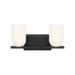 Generation Lighting Neblina Two-Light Vanity Midnight Black Bulb[s] Not Included (GLV1962MBK)