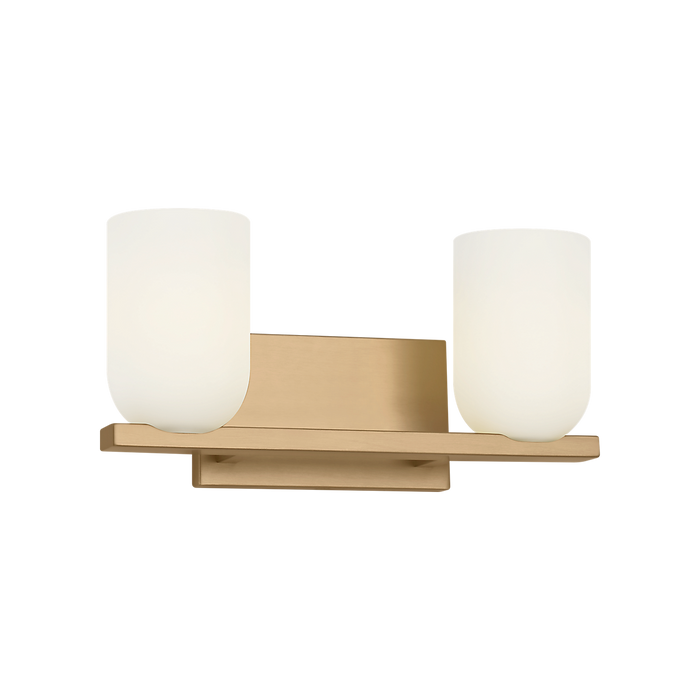 Generation Lighting Neblina Two-Light Vanity Satin Brass Bulb[s] Not Included (GLV1962SB)