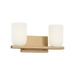 Generation Lighting Neblina Two-Light Vanity Satin Brass Bulb[s] Not Included (GLV1962SB)