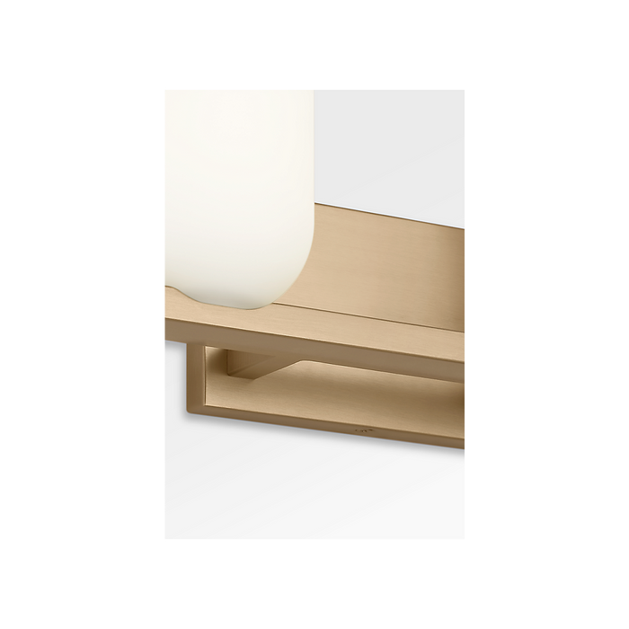 Generation Lighting Neblina Two-Light Vanity Satin Brass Bulb[s] Not Included (GLV1962SB)