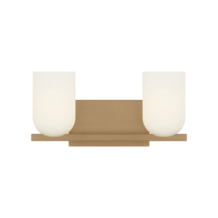Generation Lighting Neblina Two-Light Vanity Satin Brass Bulb[s] Not Included (GLV1962SB)