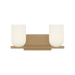 Generation Lighting Neblina Two-Light Vanity Satin Brass Bulb[s] Not Included (GLV1962SB)