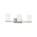 Generation Lighting Neblina Three-Light Vanity Brushed Nickel Bulb[s] Not Included (GLV1973BN)